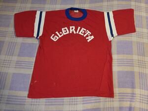 Vintage 70s Glorieta Single Stitch Jersey T Shirt Small Cotton Nylon Velva Sheen